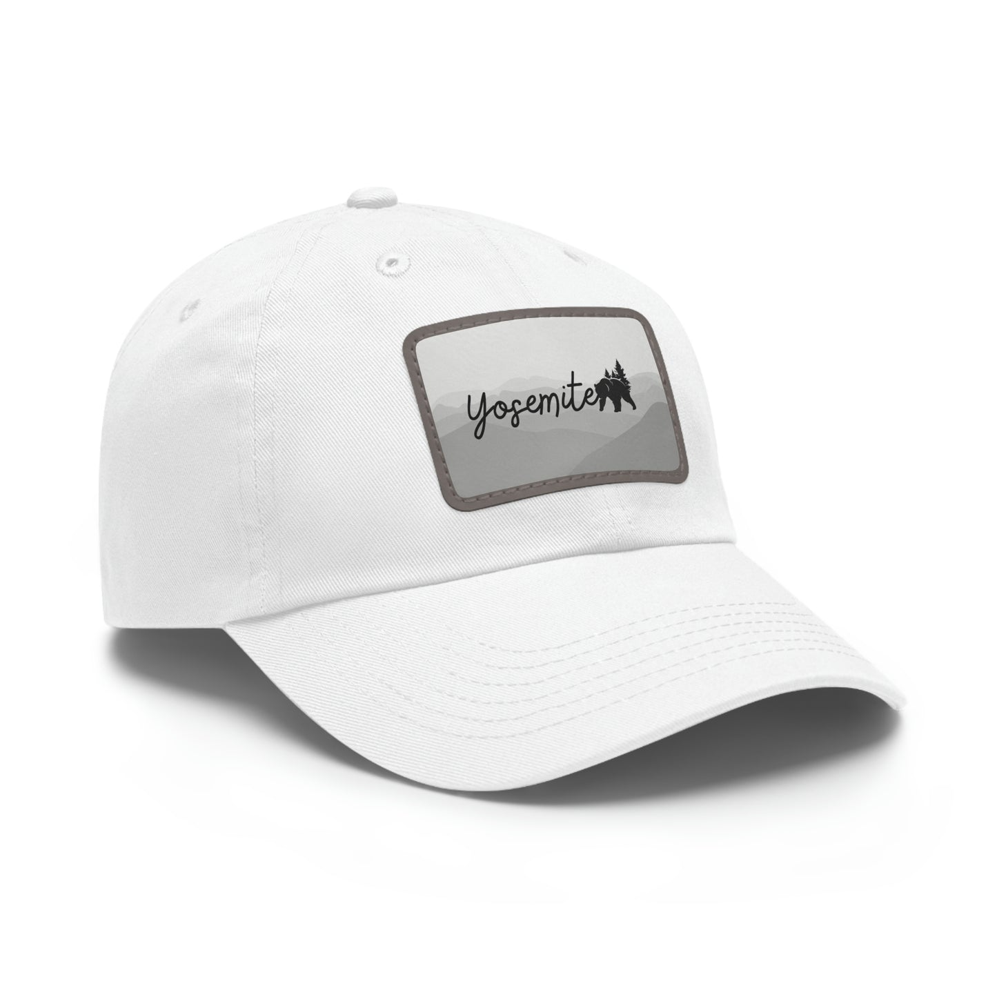 Yosemite Dad Hat with Leather Patch