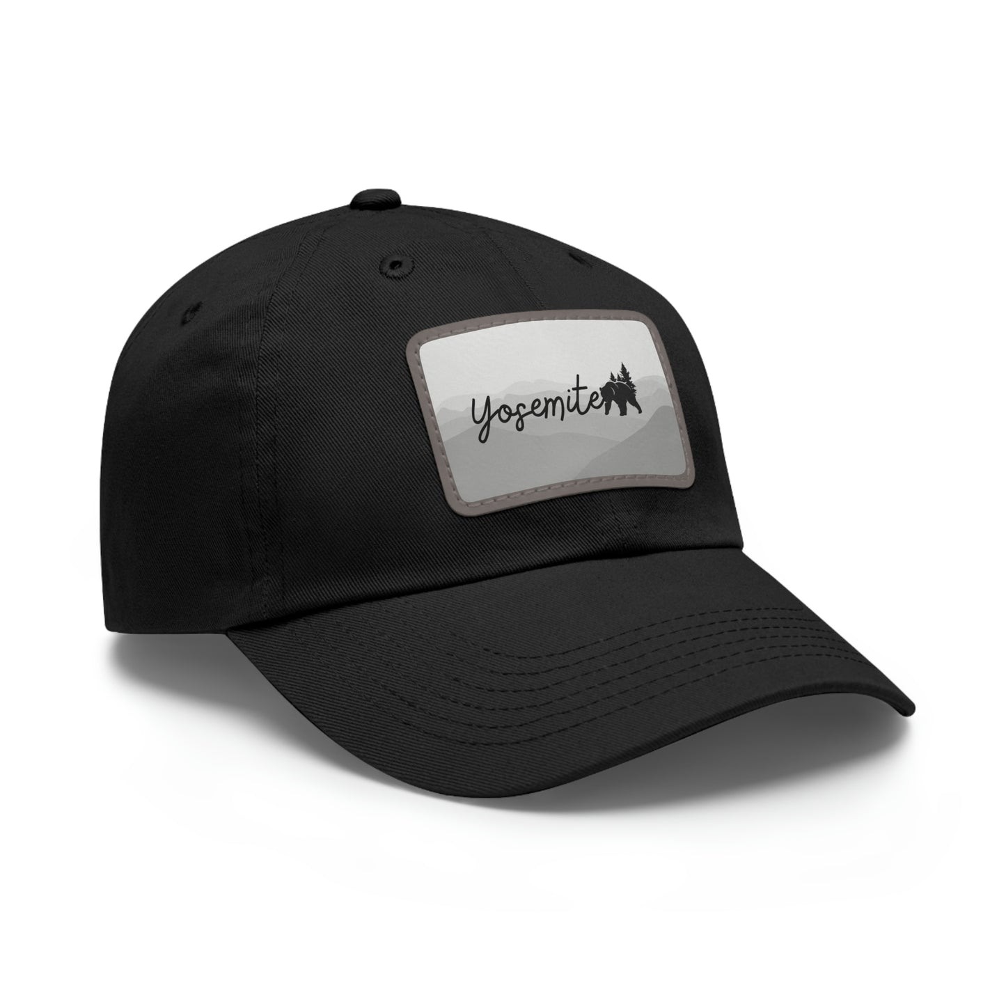 Yosemite Dad Hat with Leather Patch