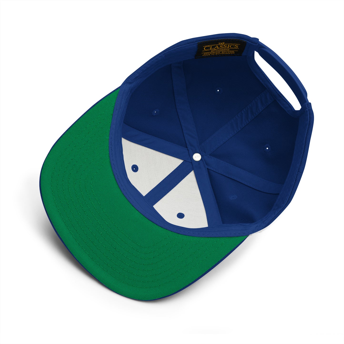 Water Valley Blue Devils Snapback Flat Bill Embroidered Hat