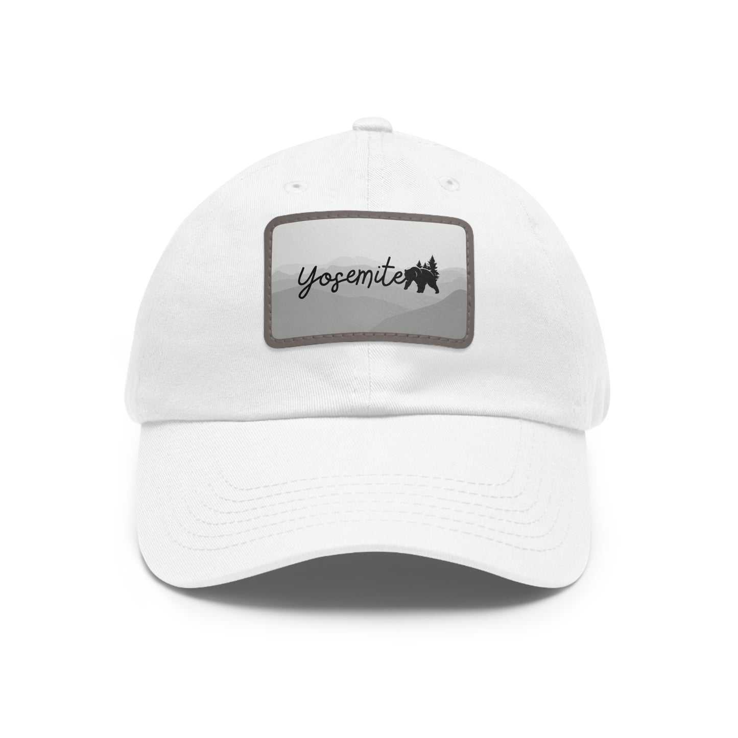 Yosemite Dad Hat with Leather Patch