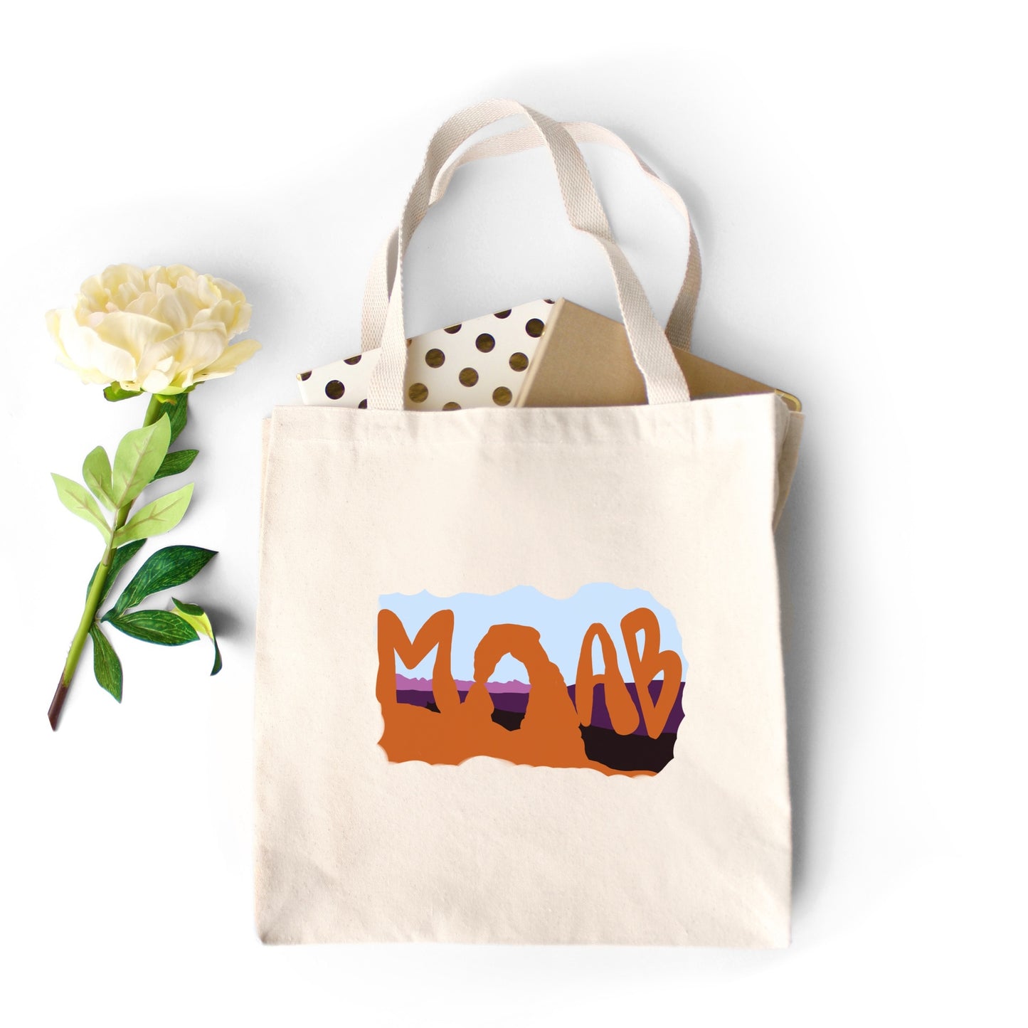 Moab Utah Heavy Canvas Tote Bag