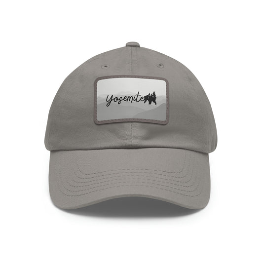 Yosemite Dad Hat with Leather Patch