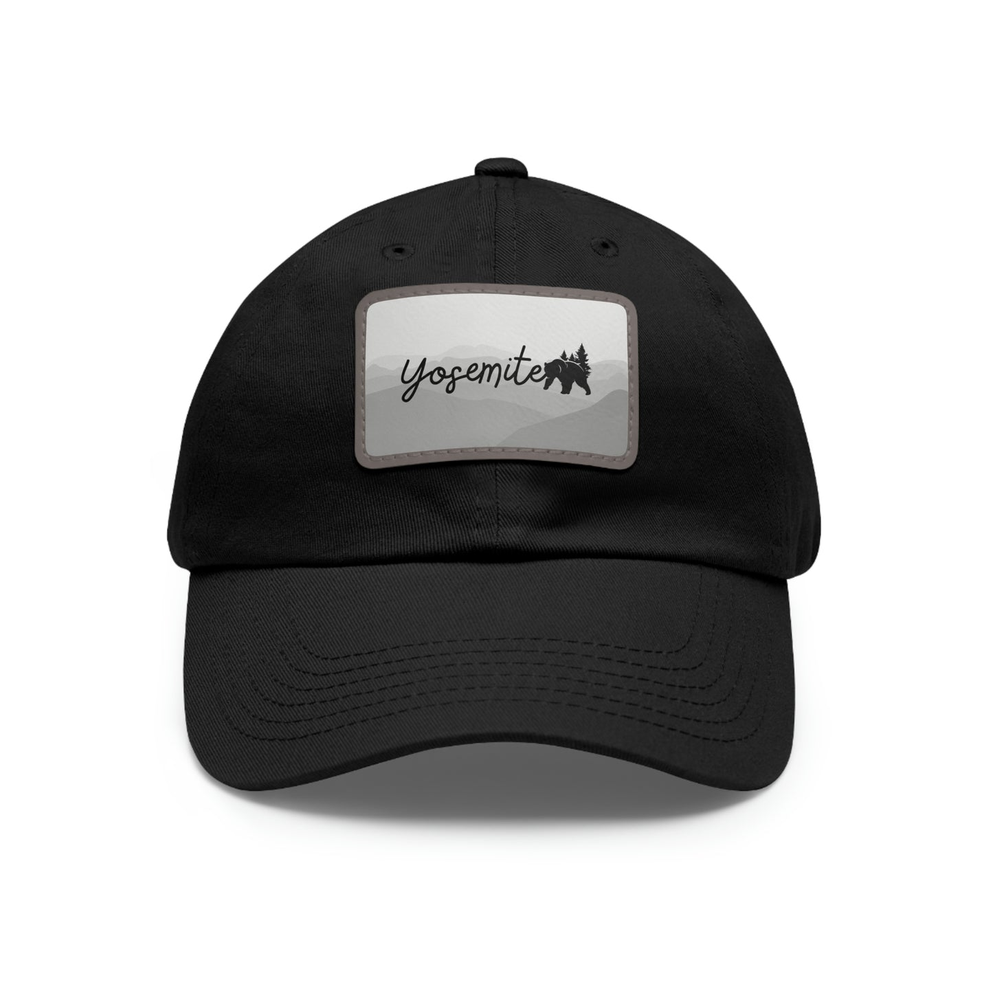 Yosemite Dad Hat with Leather Patch