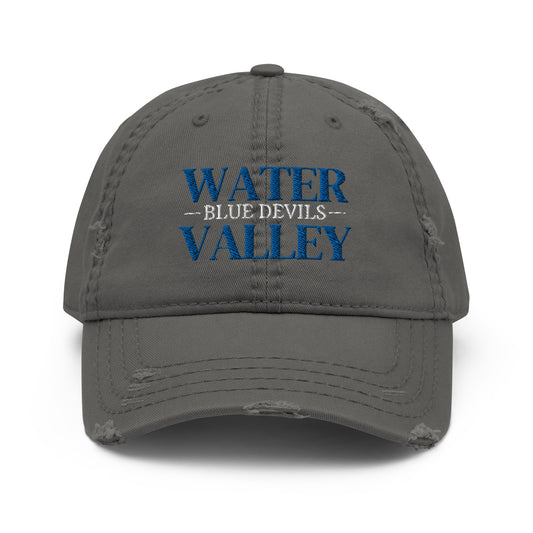 Water Valley Blue Devils Distressed Dad Hat