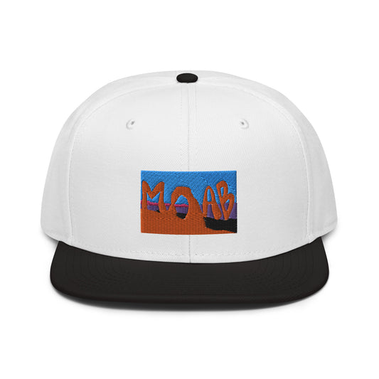 Moab Arches Flat Bill Embroidered Snapback Hat