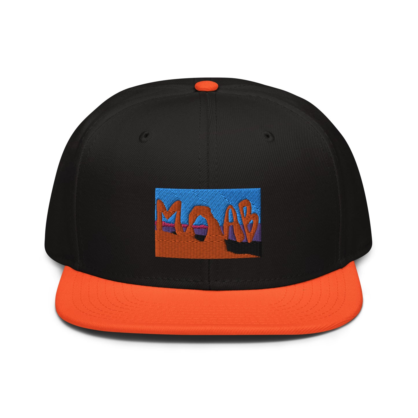 Moab Arches Flat Bill Embroidered Snapback Hat