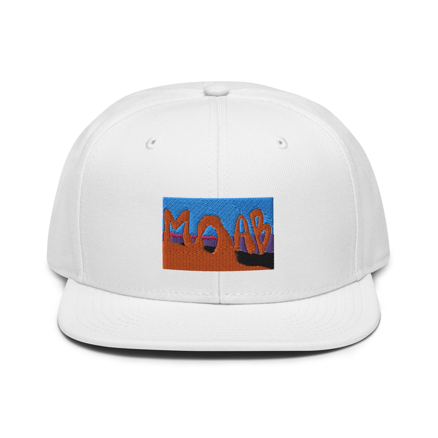 Moab Arches Flat Bill Embroidered Snapback Hat